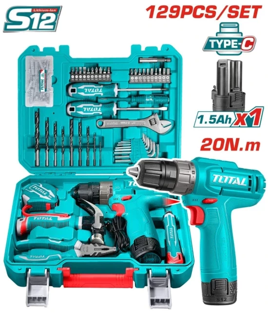 total-juego-de-herramientas-taladro-12v-129pcs-thkthp11292